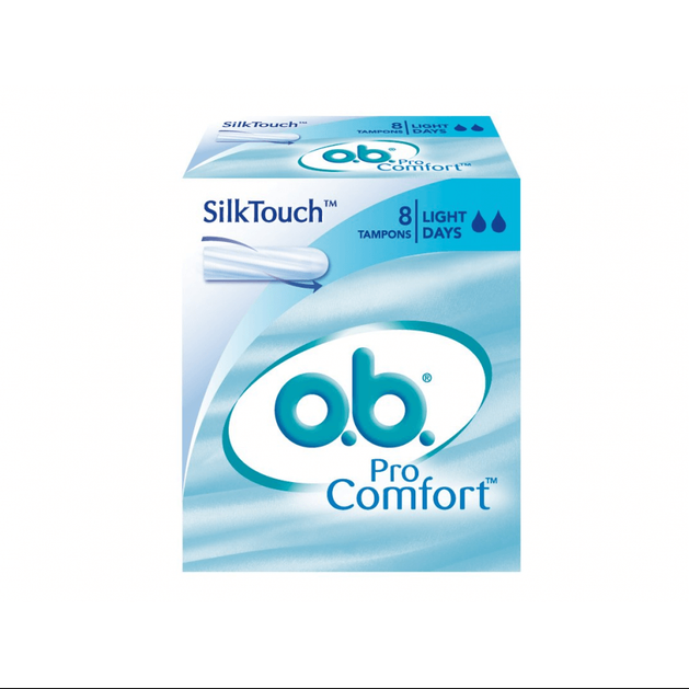 O.b. ProComfort Light Days Ταμπόν για Ημέρες με Πολύ Μικρή Ροή 8 Τεμάχια O.b. ProComfort Light Days Ταμπόν για Ημέρες με Πολύ Μικρή Ροή 8 Τεμάχια