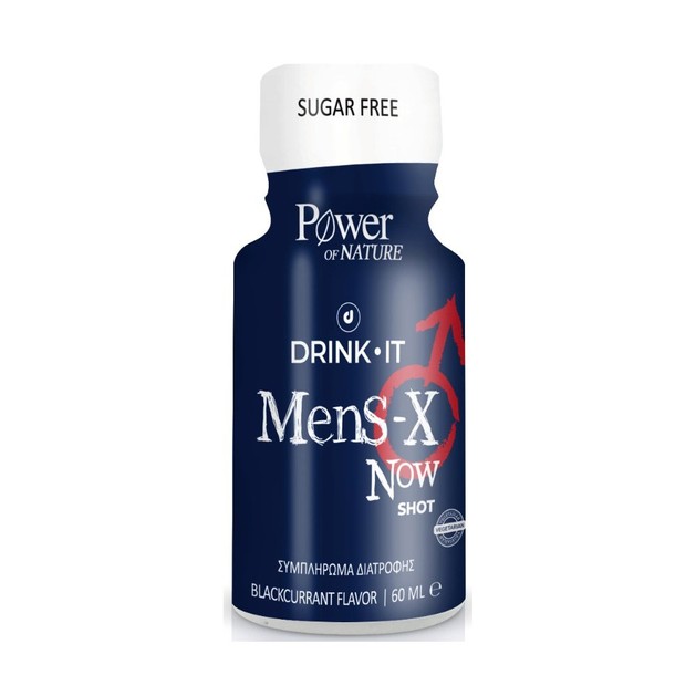 Power Health Drink It Mens-X Now Συμπλήρωμα Διατροφής για τη Στυτική Δυσλειτουργία 60ml Power Health Drink It Mens-X Now Συμπλήρωμα Διατροφής για τη Στυτική Δυσλειτουργία 60ml