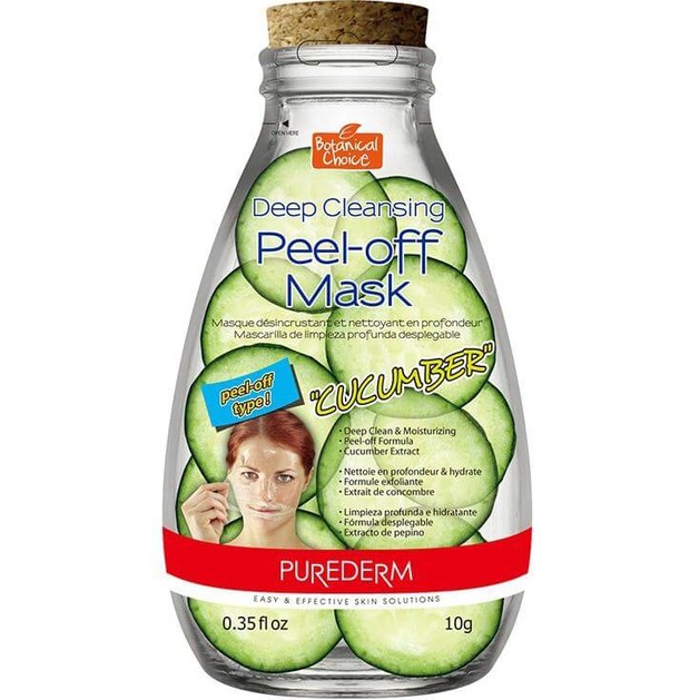 Vican Purederm Deep Cleansing Peel-Off Mask Cucumber Ενυδατική Μάσκα Καθαρισμού με Αγγούρι 10g Vican Purederm Deep Cleansing Peel-Off Mask Cucumber Ενυδατική Μάσκα Καθαρισμού με Αγγούρι 10g