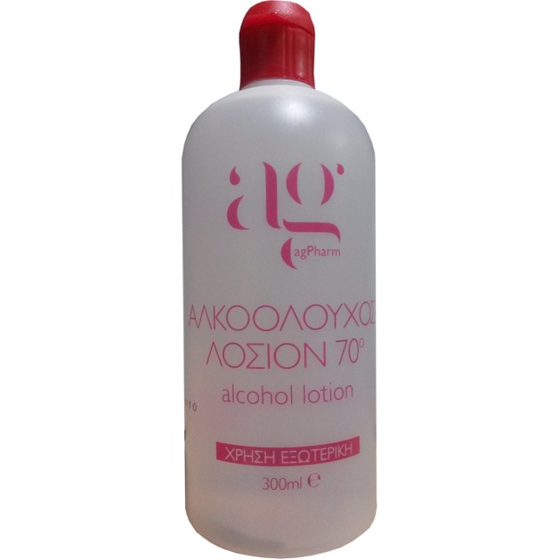 Ag Pharm Αλκοολούχος Λοσιόν 70 Βαθμών 300ml Ag Pharm Αλκοολούχος Λοσιόν 70 Βαθμών 300ml