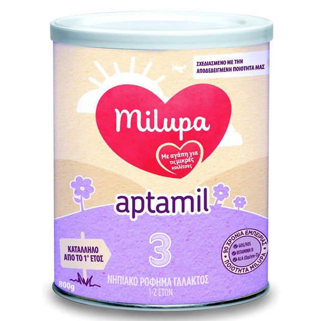Milupa Aptamil 3 Βρεφικό Γάλα από 10 Μηνών 800gr Milupa Aptamil 3 Βρεφικό Γάλα από 10 Μηνών 800gr