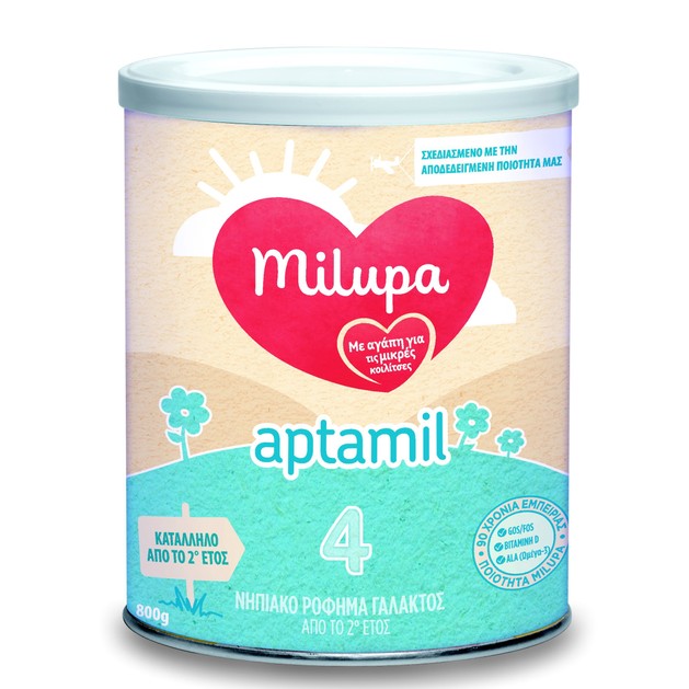 Milupa Aptamil 4 Νηπιακό Ρόφημα Γάλακτος από το 2ο Έτος 800gr Milupa Aptamil 4 Νηπιακό Ρόφημα Γάλακτος από το 2ο Έτος 800gr