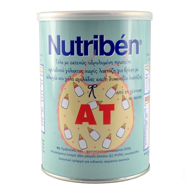 Nutriben AT Γάλα Για Βρέφη Απο Την Γέννηση Σε Σκόνη Χωρίς Λακτόζη 400gr Nutriben AT Γάλα Για Βρέφη Απο Την Γέννηση Σε Σκόνη Χωρίς Λακτόζη 400gr