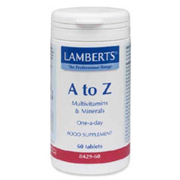 Lamberts A-Z Multi Vitamins Φόρμουλα Πολυβιταμίνης Lamberts A-Z Multi Vitamins Φόρμουλα Πολυβιταμίνης