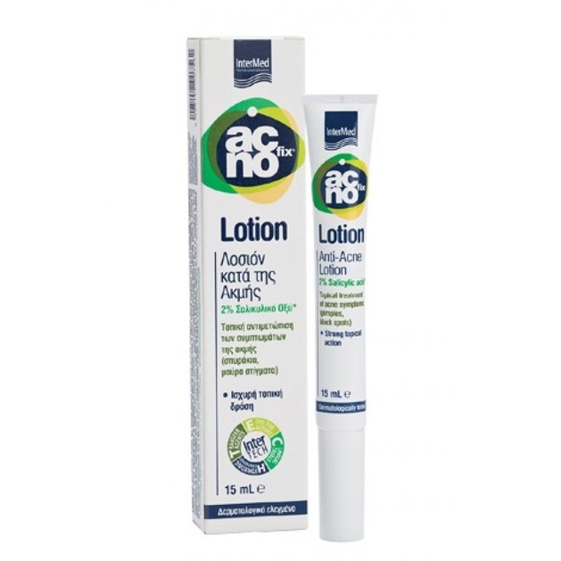 Acnofix Anti Acne Lotion Λοσιόν Τοπικής Αντιμετώπισης των Συμπτωμάτων της Ακμής (Σπυράκια, Μαύρα Στίγματα) 15ml Acnofix Anti Acne Lotion Λοσιόν Τοπικής Αντιμετώπισης των Συμπτωμάτων της Ακμής (Σπυράκια, Μαύρα Στίγματα) 15ml