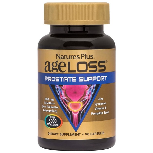 Natures Plus Ageloss Prostate Support Συμπλήρωμα Διατροφής για την Υποστήριξη του Προστάτη 90caps Natures Plus Ageloss Prostate Support Συμπλήρωμα Διατροφής για την Υποστήριξη του Προστάτη 90caps