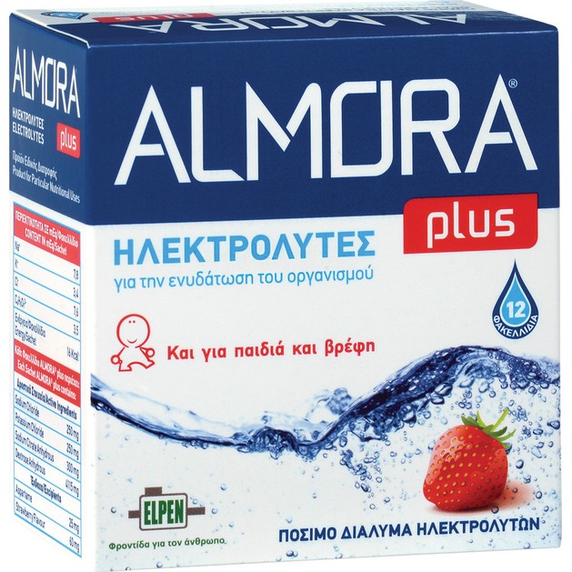 Elpen Almora Plus Powder Ηλεκτρολύτες 12 Φακελλάκια Elpen Almora Plus Powder Ηλεκτρολύτες 12 Φακελλάκια