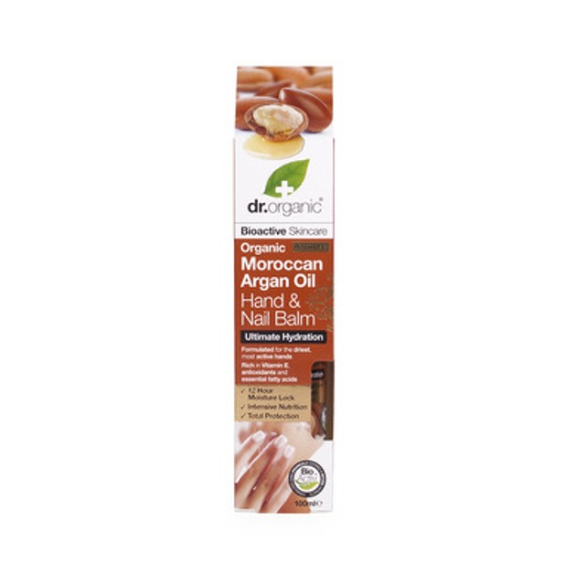 Dr Organic Organic Moroccan Argan Oil Hand & Nail Balm Κρέμα Χεριών Και Νυχιών Με Ελαιο Αργκάν 100ml Dr Organic Organic Moroccan Argan Oil Hand & Nail Balm Κρέμα Χεριών Και Νυχιών Με Ελαιο Αργκάν 100ml