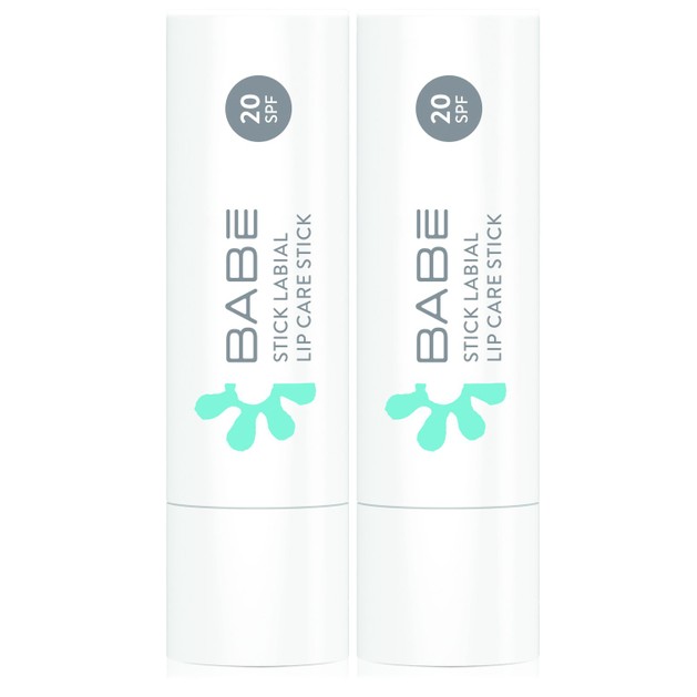 Babe Essentials Lip Care Stick Ενυδατικό, Προστατευτικό Stick Χειλιών Spf20, 2x4g Babe Essentials Lip Care Stick Ενυδατικό, Προστατευτικό Stick Χειλιών Spf20, 2x4g