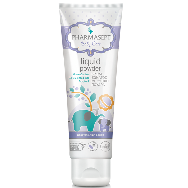 Pharmasept Baby Care Liquid Powder Κρέμα Σώματος με Πούδρα Φυτικής Προέλευσης για την Φροντίδα της Βρεφικής Επιδερμίδας 150ml Pharmasept Baby Care Liquid Powder Κρέμα Σώματος με Πούδρα Φυτικής Προέλευσης για την Φροντίδα της Βρεφικής Επιδερμίδας 150ml