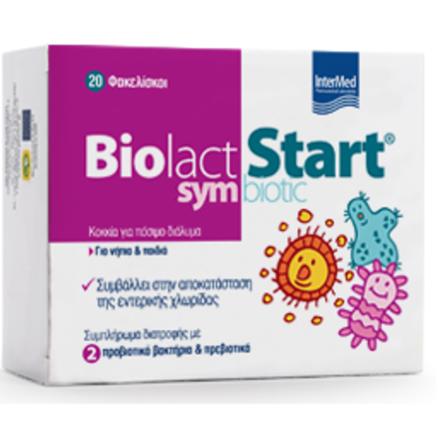 Intermed Biolact Start Symbiotic Προβιοτικά για Νήπια και Παιδιά 20 sticks Intermed Biolact Start Symbiotic Προβιοτικά για Νήπια και Παιδιά 20 sticks