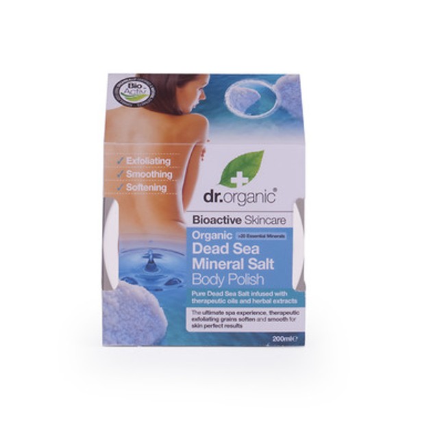 Dr Organic Organic Dead Sea Mineral Body Polish Απολεπιστικό Σώματος με Βιολογικά Μεταλλικά Στοιχεία 200ml Dr Organic Organic Dead Sea Mineral Body Polish Απολεπιστικό Σώματος με Βιολογικά Μεταλλικά Στοιχεία 200ml