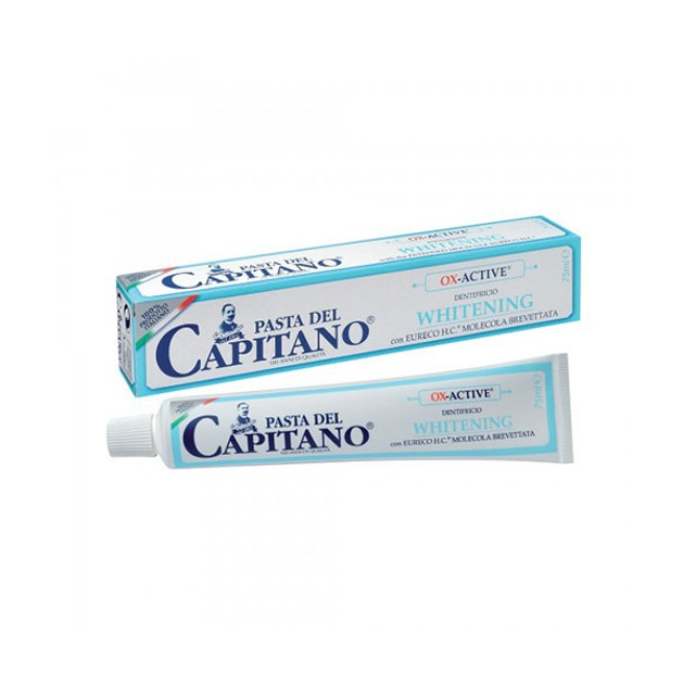 Pasta Del Capitano Λευκαντική Οδοντόκρεμα Ox Avtive 75ml Pasta Del Capitano Λευκαντική Οδοντόκρεμα Ox Avtive 75ml