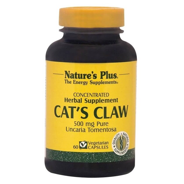 Nature\'s Plus Cat\'s Claw 500mg Αντιμετώπιση των Αλλεργιών & των Φλεγμονών 60vcaps Nature\'s Plus Cat\'s Claw 500mg Αντιμετώπιση των Αλλεργιών & των Φλεγμονών 60vcaps