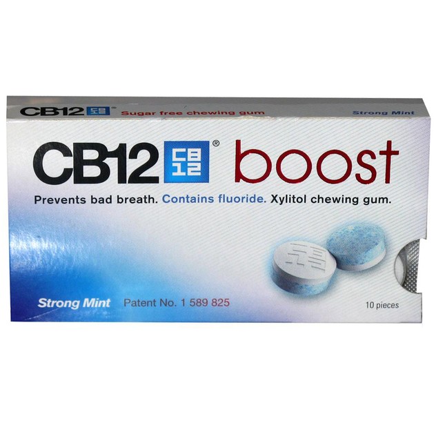 CB12 Boost Strong Mint Τσίχλα Κατά της Κακοσμίας του Στόματος 10gums CB12 Boost Strong Mint Τσίχλα Κατά της Κακοσμίας του Στόματος 10gums