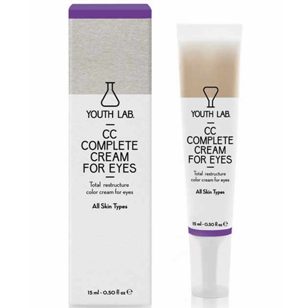 Youth Lab CC Complete Cream for Eyes All Skin Types Κρέμα Ολικής Αναδόμησης με Χρώμα για την Περιοχή των Ματιών 15ml Youth Lab CC Complete Cream for Eyes All Skin Types Κρέμα Ολικής Αναδόμησης με Χρώμα για την Περιοχή των Ματιών 15ml