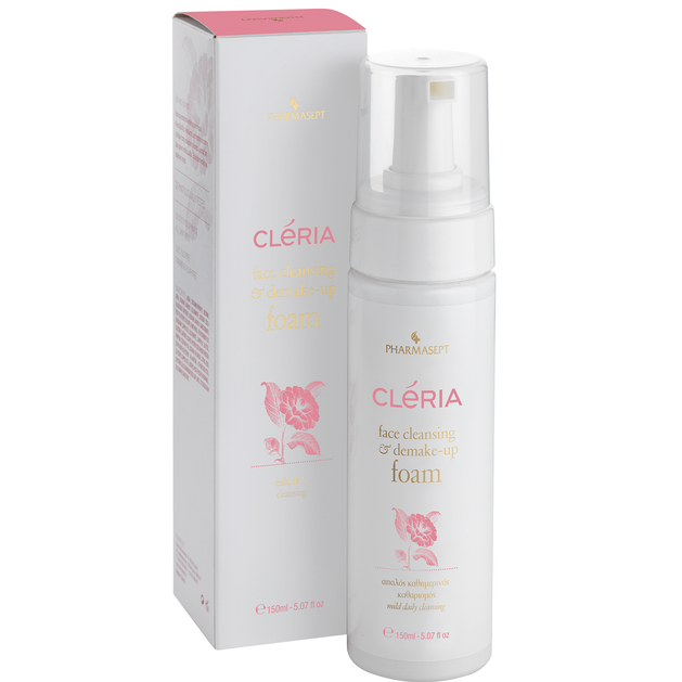 Pharmasept Cleria Face Cleansing & Demake-up Foam 150ml Pharmasept Cleria Face Cleansing & Demake-up Foam 150ml