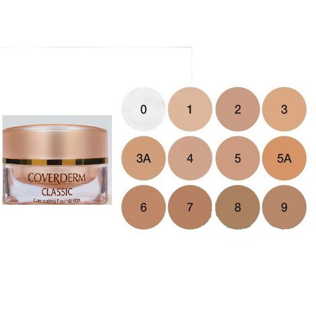 Coverderm Classic Concealing Foundation Make-Up Καλύπτει Τέλεια Και Φυσικά Έντονες Δυσχρωμίες Spf30 15ml Coverderm Classic Concealing Foundation Make-Up Καλύπτει Τέλεια Και Φυσικά Έντονες Δυσχρωμίες Spf30 15ml