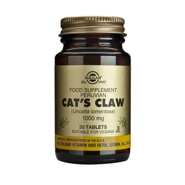 Solgar Cat’s Claw 1000mg tablets Solgar Cat’s Claw 1000mg tablets