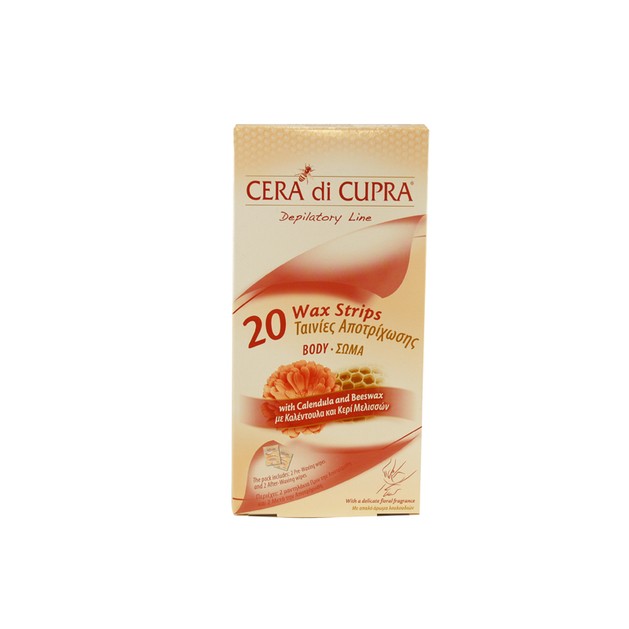 Cera Di Cupra Wax Strips Body Αποτριχώτικες Ταινίες Σώματος 20 Τεμάχια Cera Di Cupra Wax Strips Body Αποτριχώτικες Ταινίες Σώματος 20 Τεμάχια