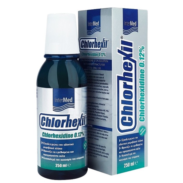 Chlorhexil 0.12% Mouthwash Αντιμικροβιακή Προστασία, Ανακούφιση και Φροντίδα 250ml Chlorhexil 0.12% Mouthwash Αντιμικροβιακή Προστασία, Ανακούφιση και Φροντίδα 250ml