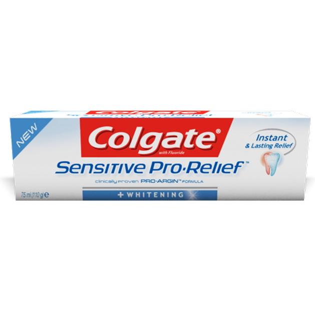 Colgate Sensitive Pro Relief Whitening Προσφέρει Άμεση Ανακούφιση Από Τον Πόνο Των Ευαίσθητων Δοντιών 75ml Colgate Sensitive Pro Relief Whitening Προσφέρει Άμεση Ανακούφιση Από Τον Πόνο Των Ευαίσθητων Δοντιών 75ml