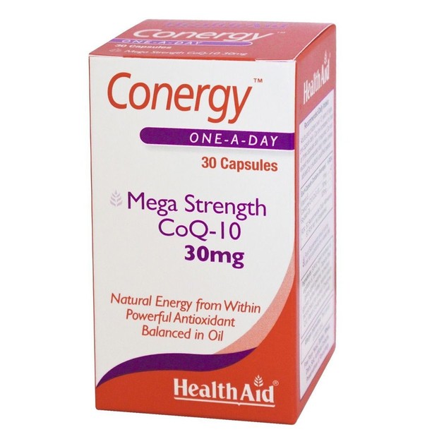 Health Aid Conergy CoQ10 30mg 30caps Health Aid Conergy CoQ10 30mg 30caps