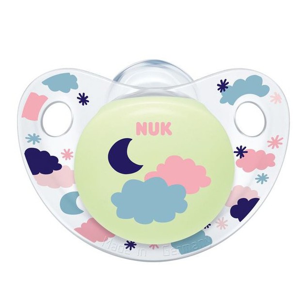 Nuk Trendline Night & Day Πιπίλα Σιλικόνης Χωρίς Κρίκο 1τμχ Nuk Trendline Night & Day Πιπίλα Σιλικόνης Χωρίς Κρίκο 1τμχ