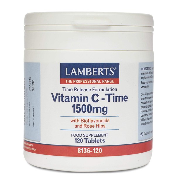 Lamberts Vitamin C Time Release 1500mg 120tabs Lamberts Vitamin C Time Release 1500mg 120tabs