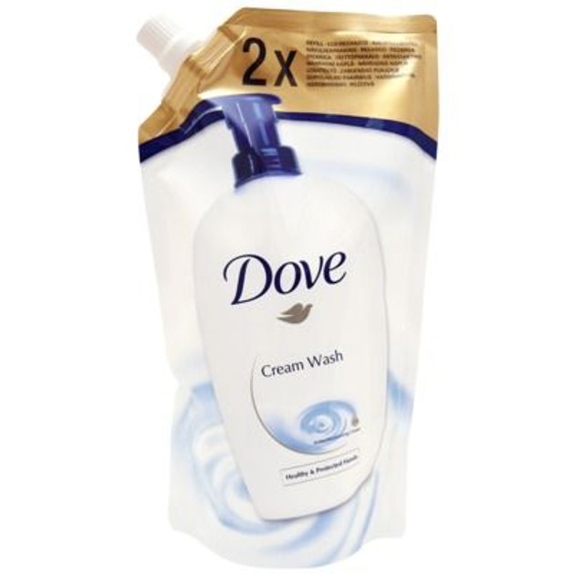 Dove Υγρό Κρεμοσάπουνο Ανταλλακτικό 2x500ml Dove Υγρό Κρεμοσάπουνο Ανταλλακτικό 2x500ml
