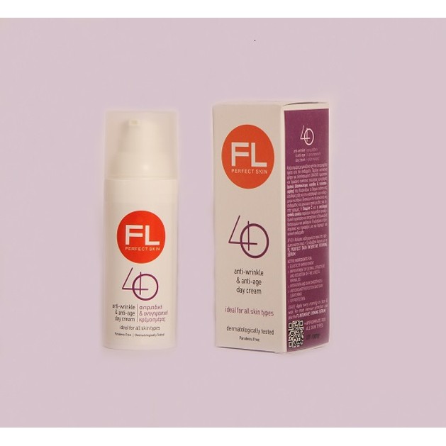 FL Products Anti-Wrinkle & Anti-age Day Cream 40+ Κρέμα Ημέρας Με Μεταξένια Υφή 50ml FL Products Anti-Wrinkle & Anti-age Day Cream 40+ Κρέμα Ημέρας Με Μεταξένια Υφή 50ml