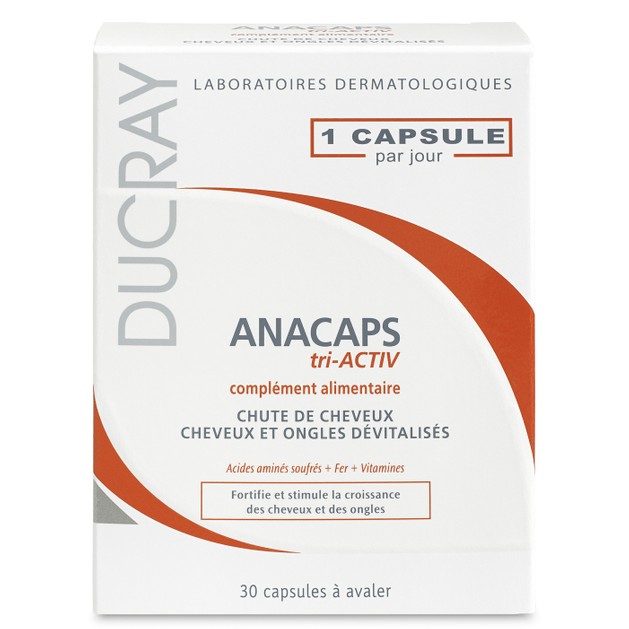 Ducray Anacaps Tri-activ Ενδυνάμωση των Μαλλιών & των Νυχιών 30caps Ducray Anacaps Tri-activ Ενδυνάμωση των Μαλλιών & των Νυχιών 30caps