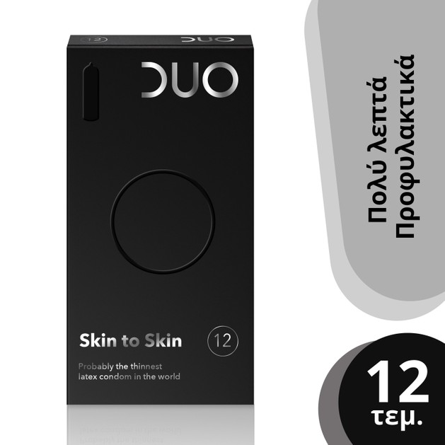 Duo Skin to Skin Λεπτά Προφυλακτικά 12 τεμάχια Duo Skin to Skin Λεπτά Προφυλακτικά 12 τεμάχια