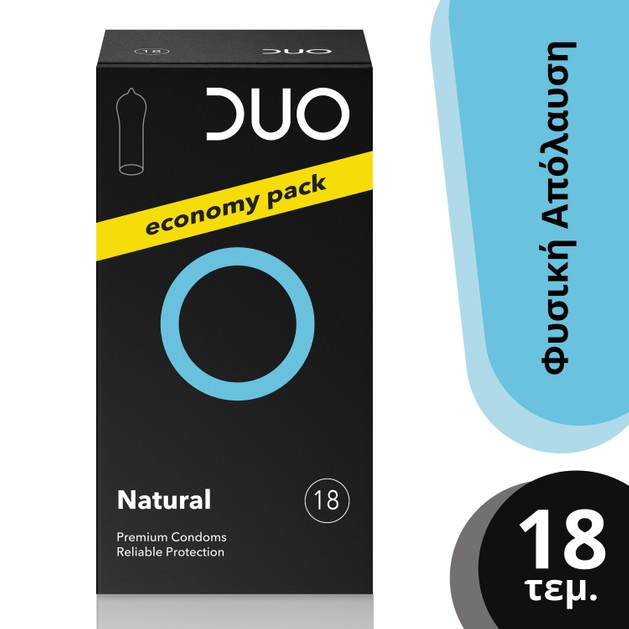 Duo Natural Economy Pack Φυσικά Προφυλακτικά 18 Τεμάχια Duo Natural Economy Pack Φυσικά Προφυλακτικά 18 Τεμάχια