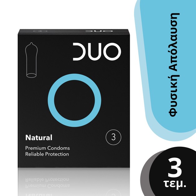 Duo Natural Φυσικό Προφυλακτικό 3τεμ Duo Natural Φυσικό Προφυλακτικό 3τεμ