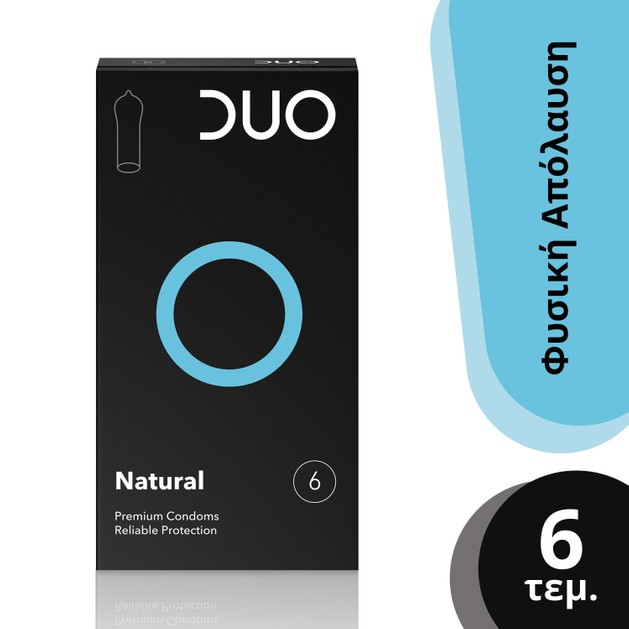 Duo Natural Φυσικά Προφυλακτικά 6 τεμάχια Duo Natural Φυσικά Προφυλακτικά 6 τεμάχια