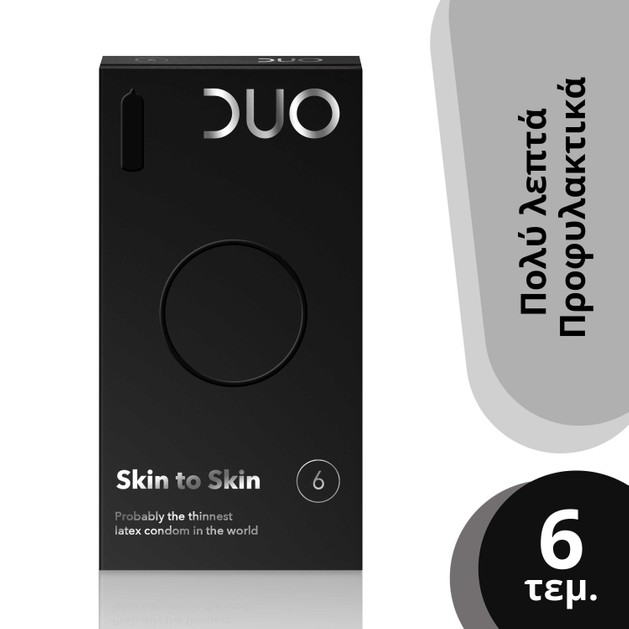 Duo Skin to Skin Λεπτά Προφυλακτικά 6 τεμάχια Duo Skin to Skin Λεπτά Προφυλακτικά 6 τεμάχια