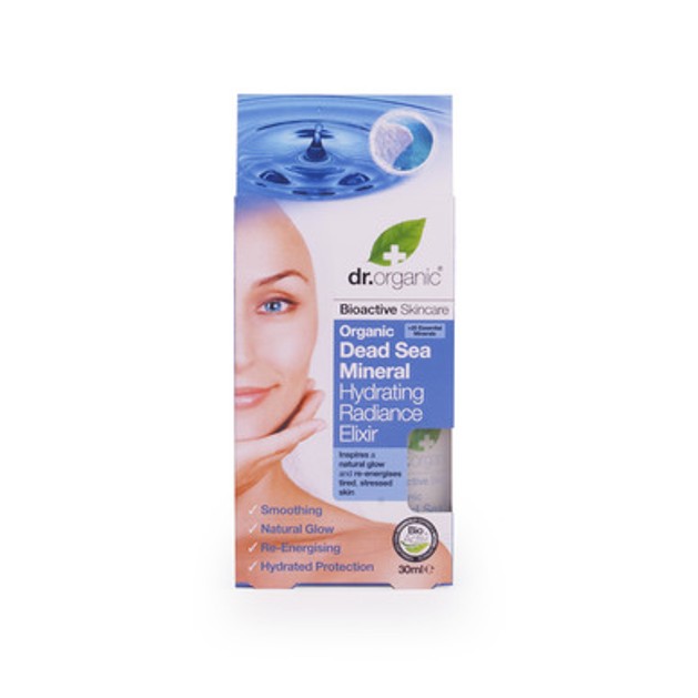 Dr.Organic Organic Dead Sea Mineral Hydrating Radiance Elixir 30ml Dr.Organic Organic Dead Sea Mineral Hydrating Radiance Elixir 30ml