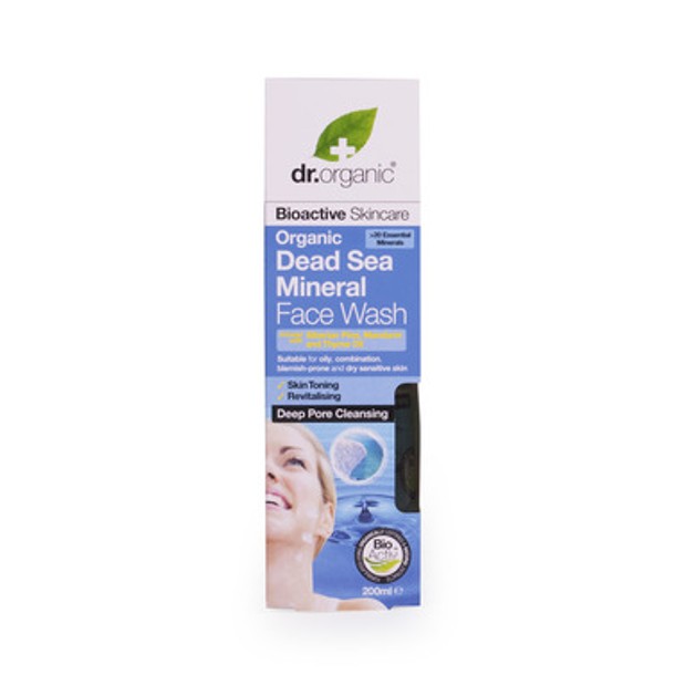 Dr.Organic Organic Dead Sea Mineral Face Wash 200ml Dr.Organic Organic Dead Sea Mineral Face Wash 200ml