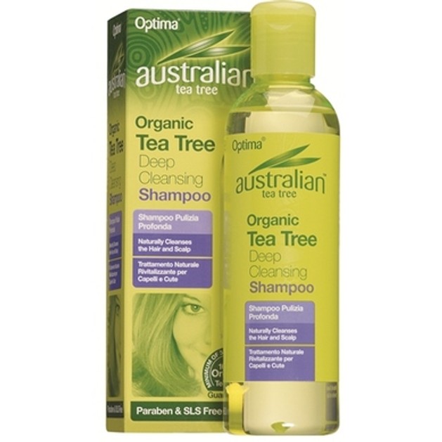 Optima Australian Organic Tea Tree Deep Cleansing Shampoo Περιποίηση Και Την Ενδυνάμωση Των Μαλλιών 250ml Optima Australian Organic Tea Tree Deep Cleansing Shampoo Περιποίηση Και Την Ενδυνάμωση Των Μαλλιών 250ml