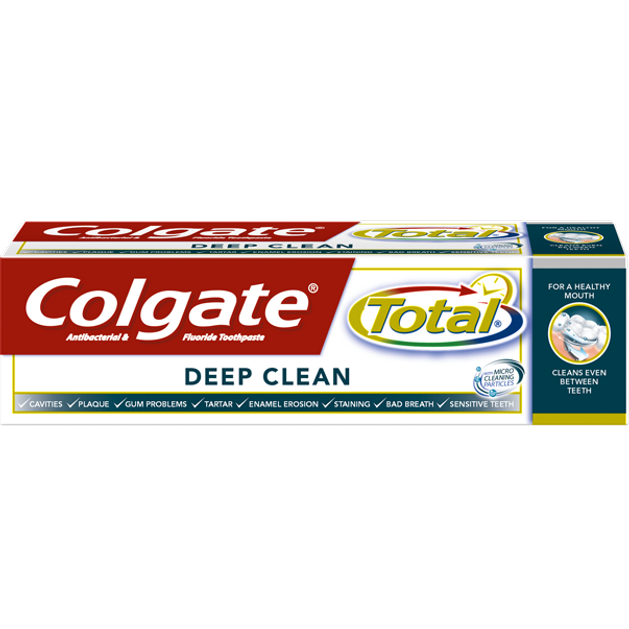 Colgate Total Interdental Deep Clean Φθοριούχος Οδοντόκρεμα 75ml Colgate Total Interdental Deep Clean Φθοριούχος Οδοντόκρεμα 75ml