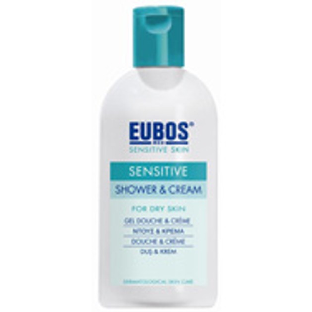 Eubos Shower & Cream Απαλό υγρό καθαρισμού 200 ml Eubos Shower & Cream Απαλό υγρό καθαρισμού 200 ml