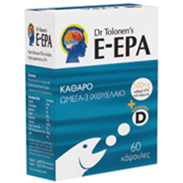E - EPA Πλούσια Πηγή Ιχθυέλαιου 60 caps E - EPA Πλούσια Πηγή Ιχθυέλαιου 60 caps