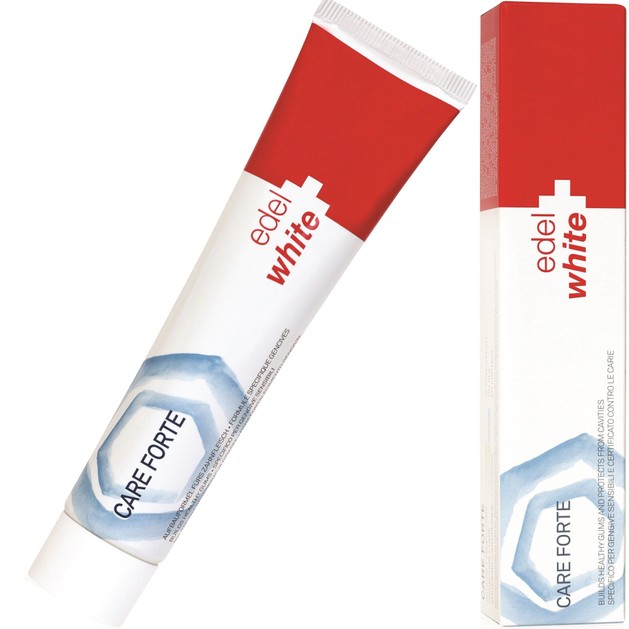 Edel White Care Forte Οδοντόκρεμα που Προστατεύει τα Ευαίσθητα Δόντια & Φροντίζει τα Ούλα 75ml Edel White Care Forte Οδοντόκρεμα που Προστατεύει τα Ευαίσθητα Δόντια & Φροντίζει τα Ούλα 75ml