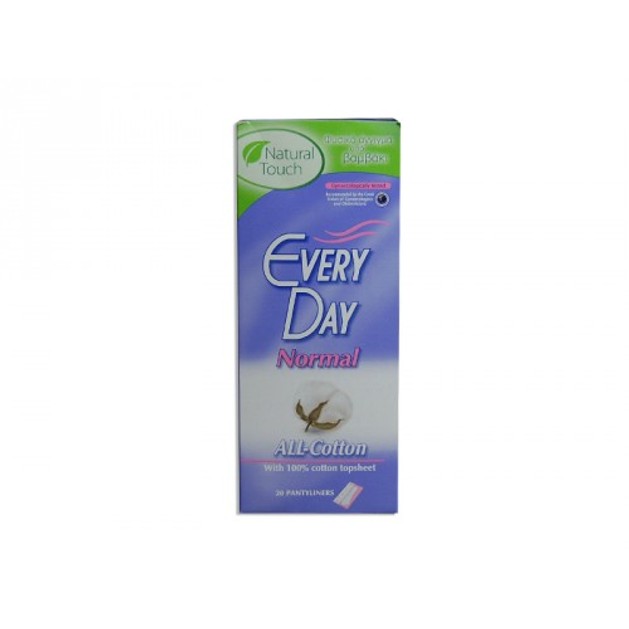 EveryDay Normal All-Cotton Σερβιετάκια 20Τεμ EveryDay Normal All-Cotton Σερβιετάκια 20Τεμ