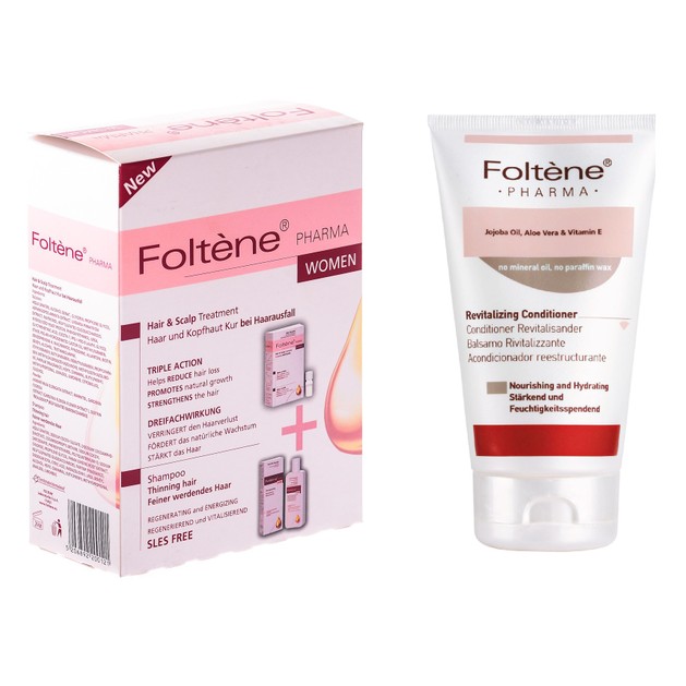 Foltene Hair & Scalp Treatment Woman 12x38ml & ΔΩΡΟ Thinning Hair Shampoo 200ml & Revitalizing Conditioner Μαλακτική Κρέμα 150ml Foltene Hair & Scalp Treatment Woman 12x38ml & ΔΩΡΟ Thinning Hair Shampoo 200ml & Revitalizing Conditioner Μαλακτική Κρέμα 150ml