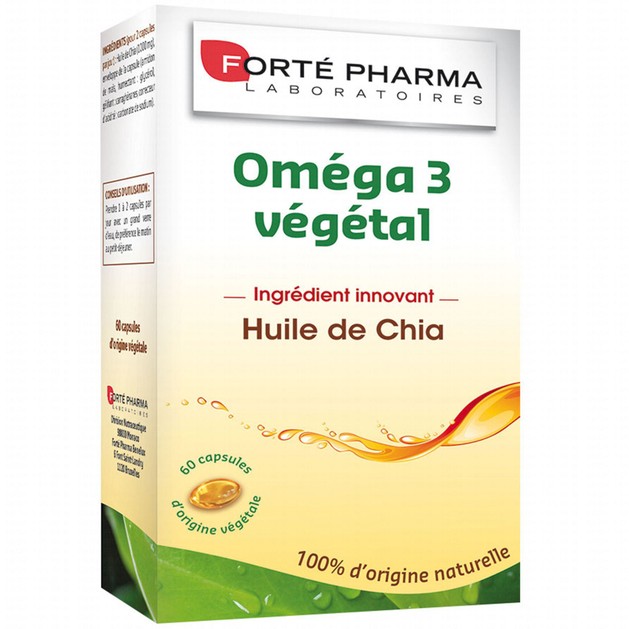 Forte Pharma Omega 3 Vegetal 60Caps Forte Pharma Omega 3 Vegetal 60Caps