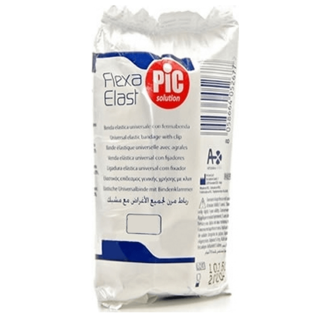 Pic Flexa Elast Ελαστικός Επίδεσμος Γενικής Χρήσης με Κλιπ σε Λευκό Χρώμα 1 Τεμάχιο Pic Flexa Elast Ελαστικός Επίδεσμος Γενικής Χρήσης με Κλιπ σε Λευκό Χρώμα 1 Τεμάχιο
