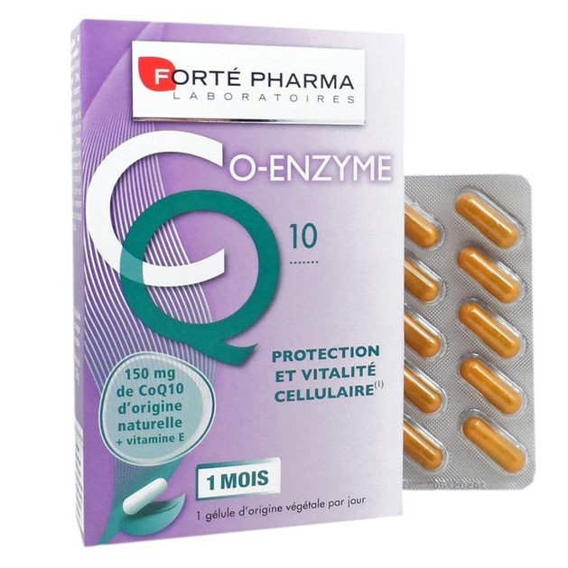 Forte Pharma Co-enzyme Q10 Συμπλήρωμα Συνένζυμου Q10, 30caps Forte Pharma Co-enzyme Q10 Συμπλήρωμα Συνένζυμου Q10, 30caps