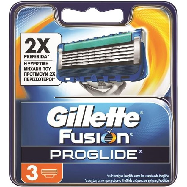 Gillette Ανταλλακτικά Fusion Proglide 3Τεμ Gillette Ανταλλακτικά Fusion Proglide 3Τεμ